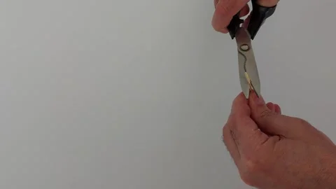 Cutting Matchers with Scissors: Quick Technique Tips Stock Footage 305915549