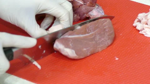 Cutting meat 動画素材 87352150