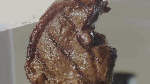 Cutting meat - Picanha Stock Footage 98297909