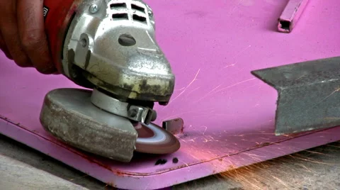 Cutting Metal Clasp Off A Table 스톡 동영상 1090350