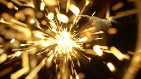 Cutting metal disc in front view Stock Footage 95775852
