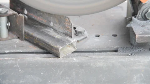 Cutting metal Stock Footage 32276065