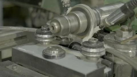 Cutting metal modern processing technology Stock Footage 126326241