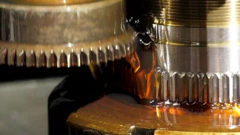 Cutting metal modern processing technology. Stock Footage 162695998