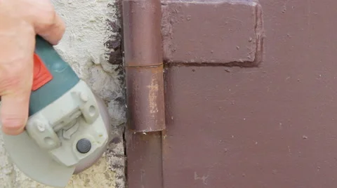 Cutting metal workpiece Stock Footage 51218577