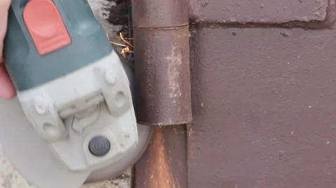 Cutting metal workpiece Stock Footage 51218580