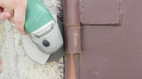 Cutting metal workpiece Stock Footage 51219145