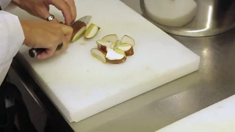 Cutting mushrooms Video stock 69241982