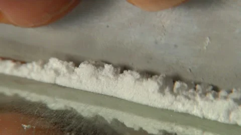 Cutting narcotics Stock Footage 22636878