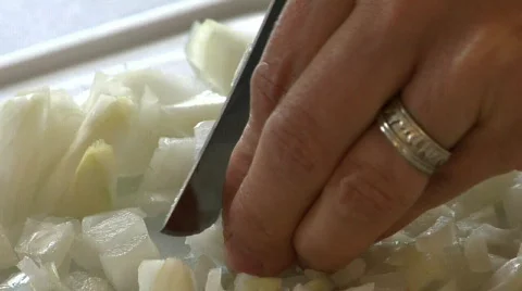 Cutting Onions Stockbeeldmateriaal 79643