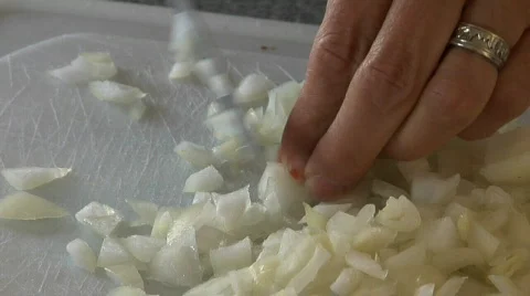 Cutting Onions Stockbeeldmateriaal 79644