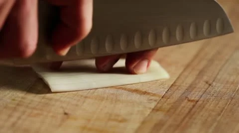 Cutting Onions Stock Footage 12272904