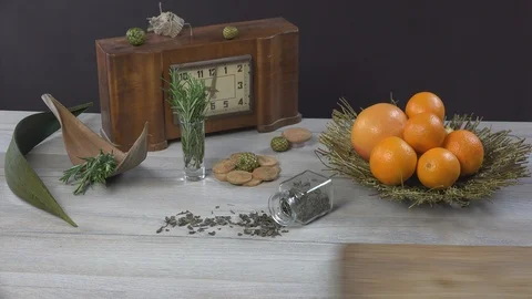 Cutting Orange Stock-Footage 96292809