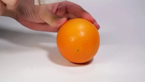 Cutting orange 库存影片 97290433