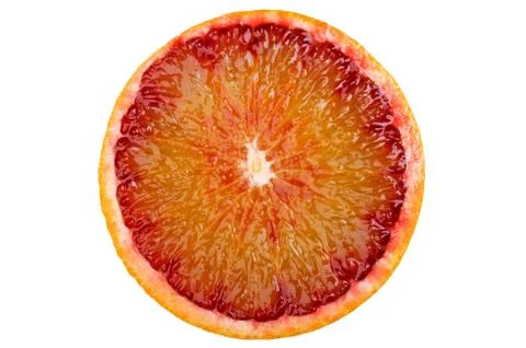 Cutting orange Foto stock