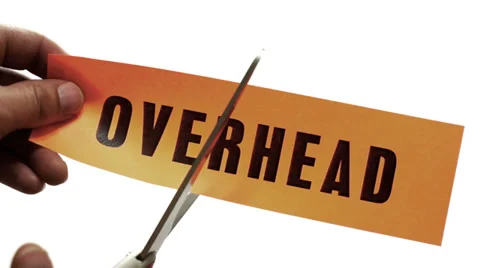 Cutting Overhead Business Concept Stock Footage 38802074