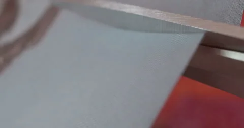 Cutting paper Stock Footage 58493269