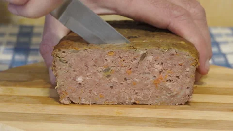 Cutting pate close-up Video stock 294046629