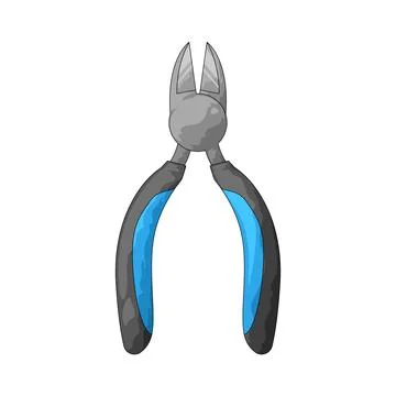 Cutting pliers illustration Stock Illustration