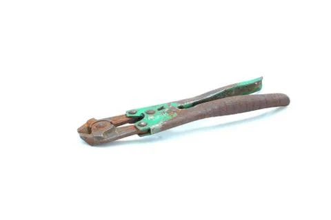 Cutting pliers on isolated Stock Photos