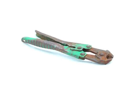 Cutting pliers on isolated Stock Photos