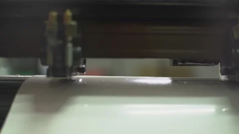 Cutting plotter Stock Footage 224654099