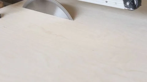 Cutting plywood Stock Footage 238507191
