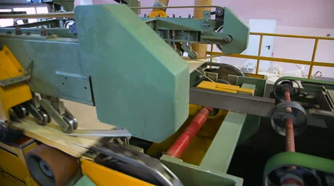 Cutting plywood by format Stock Footage 64769017