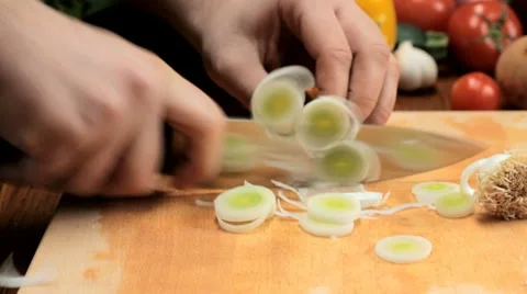 Cutting pore - tracking shot Stock Footage 12733281