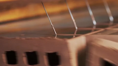 Cutting raw bricks in a brick factory 動画素材 163290214