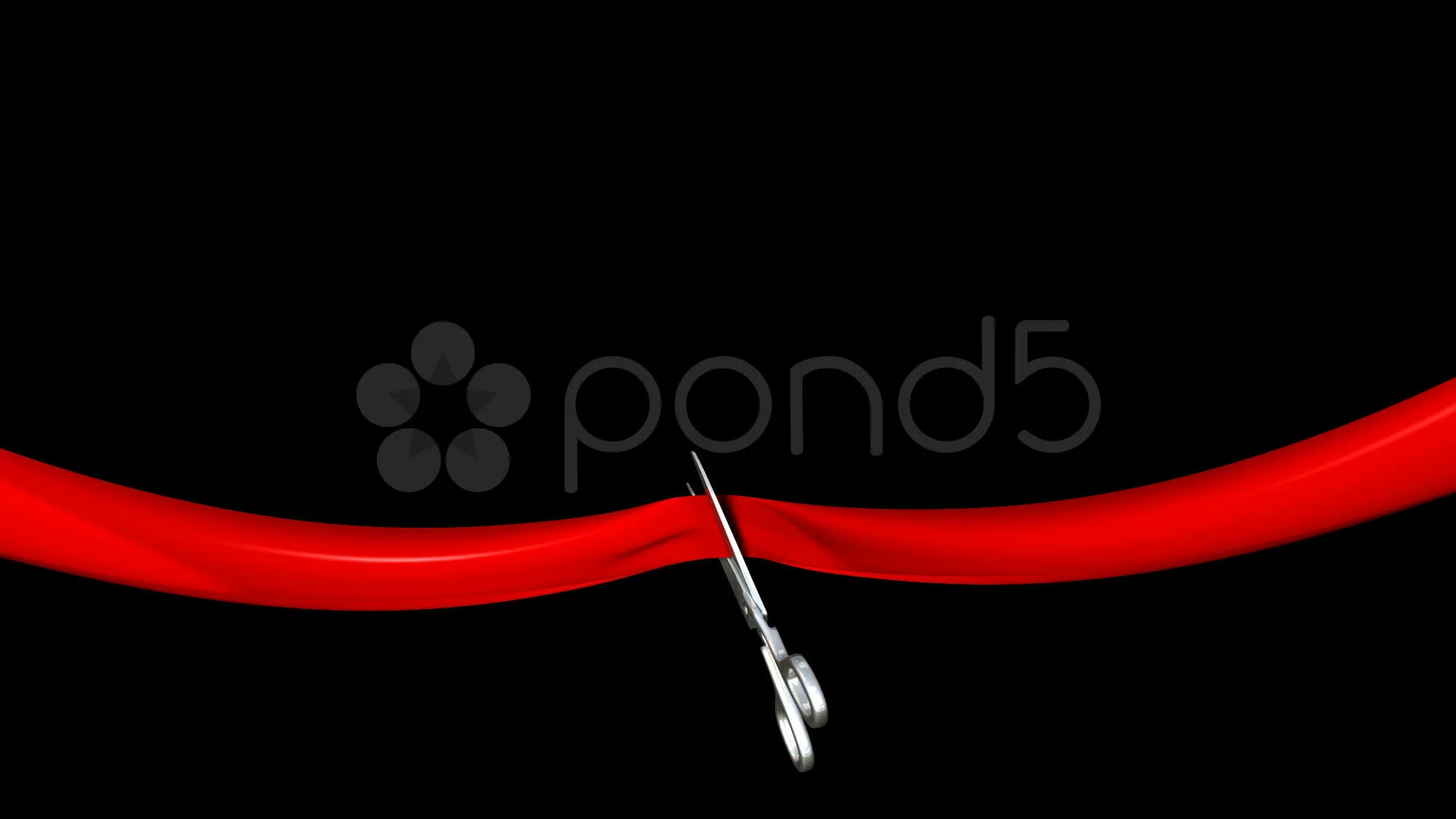 Cutting the red ribbon | Stock Video | Pond5