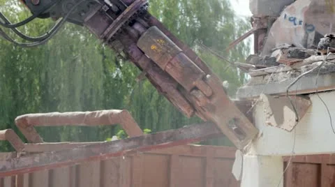 Cutting RSJ Video stock 11270402