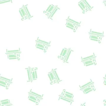 Cutting ruler sewing glyph vector seamless pattern Stock Illustration