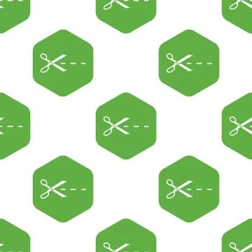 Cutting scissors pattern Stock Illustration