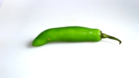 Cutting Serrano Pepper 1 Stock Footage 82900266