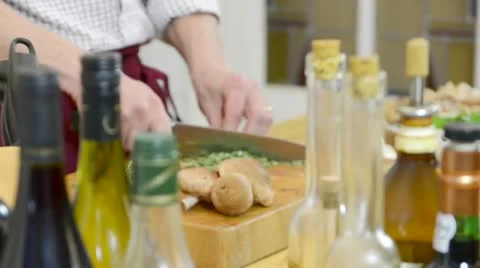 Cutting spices Stock Footage 18090776