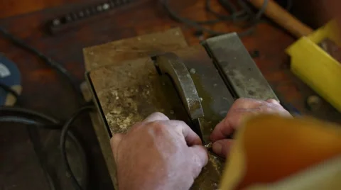 Cutting Stone Stock Footage 51868046