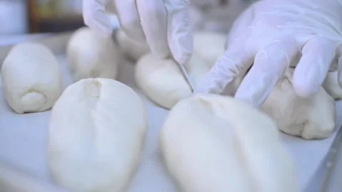 Cutting the surface Stock Footage 158434727