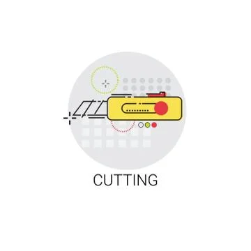 Cutting Tool Building Construction Engineering Toolbox Icon Ilustración de archivo