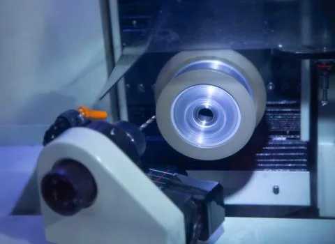 Cutting tool sharpening machine Foto stock