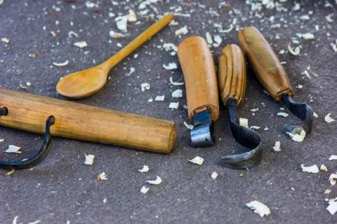 Cutting tools for wood Stock Photos