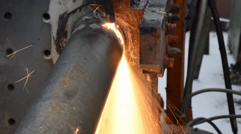 Cutting Torch (two) Stockbeeldmateriaal 34257306