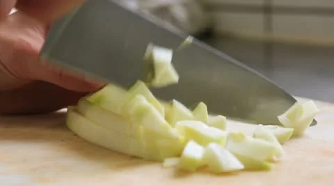 Cutting Vegetables Video stock 10597037