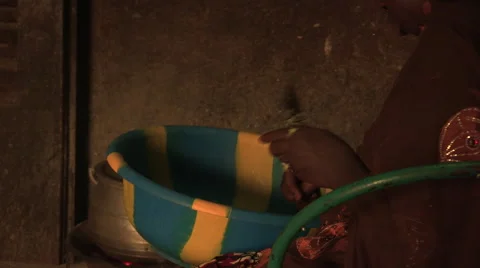 Cutting vegetables Stock Footage 51436354