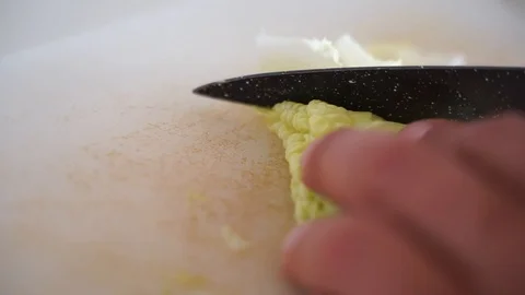 Cutting vegetables Stock Footage 112203053