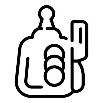 Cutting vegetables icon outline vector. Vegetable cut Stock Illustration