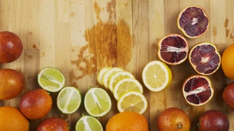 Cutting whole orange Video stock 78487235