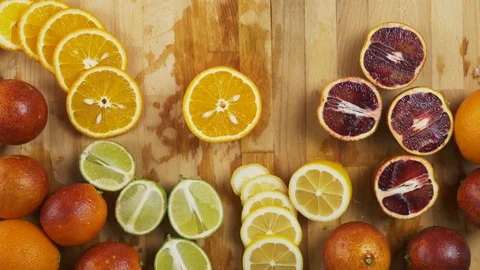Cutting whole orange Stock Footage 78487391