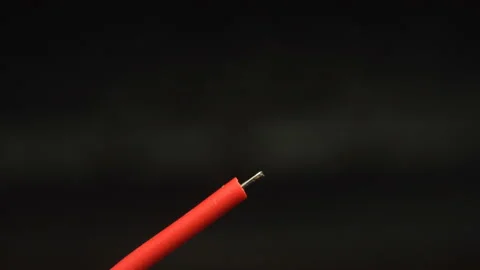 Cutting wire Stock Footage 111592507