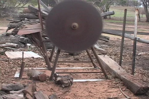 Cutting Wood Stock Footage